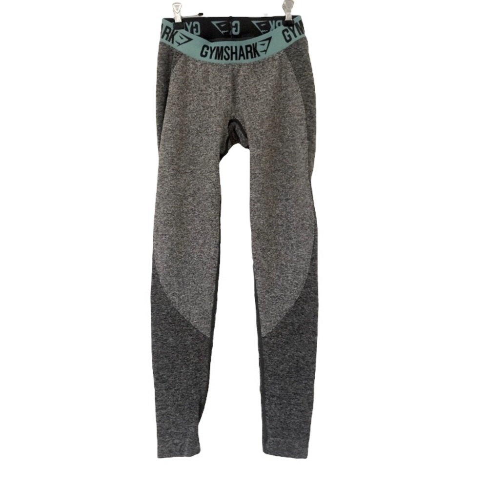Gymshark Gray and Teal Full Length Leggings